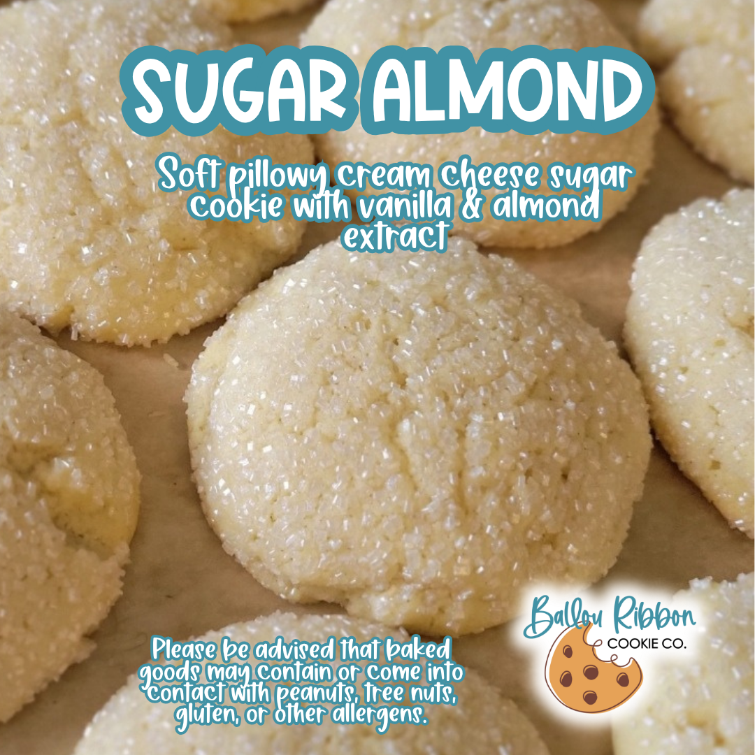 Sugar Almond – Ballou Ribbon Cookie Co.